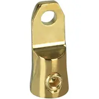 ACV Ringoog verguld 50 mm 8,5 mm, Kabels + Stekkers, Goud
