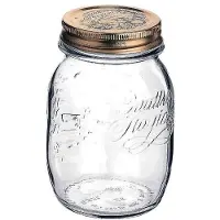 Bormioli Rocco Voorraadglas 0,50 ltr. Quattro Stagioni, Inmaakpotje, Transparant