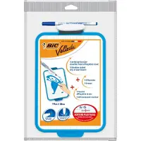 BIC Whiteboard Wandmontage Niet magnetisch Email Dubbelzijdig 19 (B) x 26 (H) cm