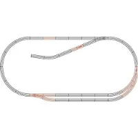 Roco H0 GeoLine (met ballastbed) 61102 Uitbreidingsset 1 set(s)