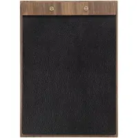 Security Plus Menukaarthouder 'Walnut Leather', A4