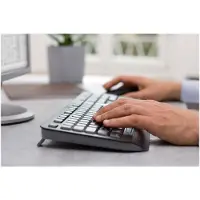 Cherry GENTIX DESKTOP - Toetsenbord en muis set - draadloos - 2.4 GHz - Frans - zwart