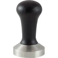 Motta Tamper RVS/Hout Zwart 57 mm