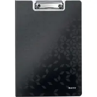 Leitz Klemmmappe Active Wow, DIN A4, PP, mit Klemmbügel, schwarz