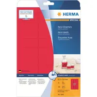 Herma Special 5045 permanent hechtende fluo-etiketten A4 63,5 x 29,6 mm fluorood (540 etiketten)
