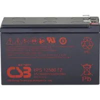 CSB UPS 12580 high-rate Loodaccu 12 V 9.4 Ah Loodvlies (AGM) (b x h x d) 151 x 99 x 65 mm Kabelschoen 6.35 mm Onderhoudsvrij, Geringe zelfontlading