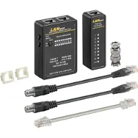 Goobay 93010 - LAN multi-kabeltester - RJ45 RJ12 RJ11 BNC - LED indicatie