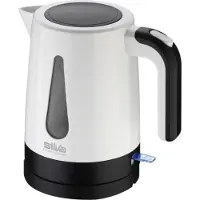Silva Homeline 903088 Waterkoker, model KL 1025, 1,2 liter, wit/zwart