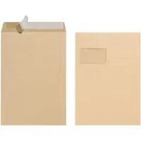 Herlitz envelop - DIN C4 - met venster - bruin
