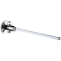Delabie zelfsluitende ventiel, model TEMPOGENOU, aansluiting G1/2B, hefboom lengte 350 mm, reactietijd 7 seconden.