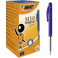 BIC M10 Clic balpen fijn blauw (50 stuks)
