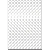 Herma Markeringspunten 2210 Klevend Wit 8 x 8 mm 32 Vellen à 176 Etiketten