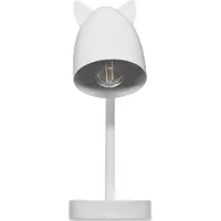 Atmosphera Bureaulamp met oortjes - Wit