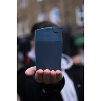 Joseph Joseph Reisbeker Sipp Met Flip top Dop 340 ml Blauw