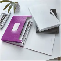Leitz 4589 WOW projectmap metallic paars (6 vakken)