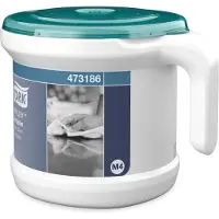 Tork 473186 Reflex Papierenhanddoekdispenser Kunststof Wit, Turquoise 1 stuk(s)
