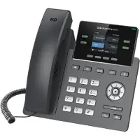 Grandstream Networks GRP2612P HD IP-telefoon, alleen PoE, geen voedingsadapter, Telefoon, Zwart