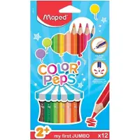 Maped kleurpotlood Color'Peps Jumbo Early Age, 24 potloden in een kartonnen etui