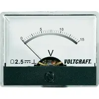Voltcraft AM-60X46/15V/DC AM-60X46/15V/DC Inbouwmeter AM-60X46/15 V/DC 15 V Draaispoel