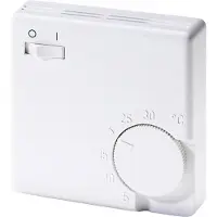 Eberle RTR Ruimtethermostaat H7.5xB7.5xD2.75cm Wit