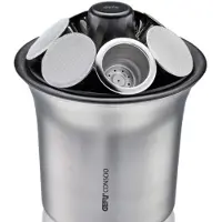 GEFU Koffieresidubak Conscio Zilver
