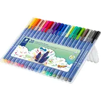Staedtler Triplus color 323 driekantige viltstiften (20 stuks)