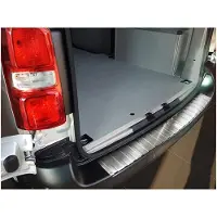 Avisa RVS Achterbumperprotector passend voor Citroën Jumpy & Peugeot Expert 2016- 'Ribs'