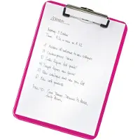 Leitz WOW klemplaat, ft A4, roze 10 stuks