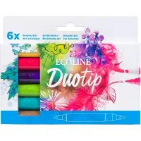 Ecoline Duotip Talens Ecoline set à 6 stuks botanisch