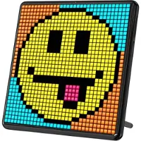 Divoom Pixoomaxblack (9.60", 32 x 31 Pixels), Digitaal fotolijstje, Zwart