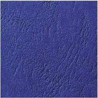GBC - Plats de couverture - Boites de 100 - Bleu Royal - Toucher cuir
