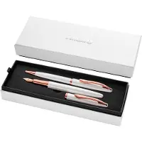 Pelikan Noble Jazz Ballpoint Pen+fountain Pen Set Wit Kinderen