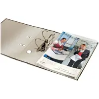 Esselte Leitz CombiFile Maxi insteekhoezen A4, glashelder PP, inklapbare perforatie