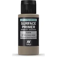 Vallejo Hobbyverf Acrylverf - 73614 IDF Isreali Sand Grey (61-73) - Primer - Acryl (60 ml) Verf flesje - 60 ml