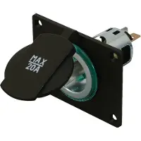 Procar Sigarettenaansteker plug inbouwaansluiting - 20A