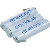 Panasonic eneloop Reihe F1x3 Accupack Aantal cellen: 3 Batterijgrootte: AAA (potlood) Z-soldeerlip NiMH 3.6 V 750 mAh
