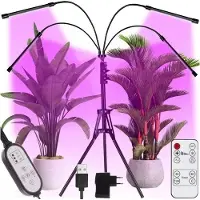 Gardlov LED Groeilamp 20 LED 4 stuks - Voor Hydrocultuur en Kasplanten - Verstelbaar