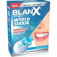 Blanx White Shock Power White: Whitening tandpasta, 50 ml + LED-bitje, 1 stuk