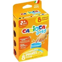 Carioca Baby Wing Verfset - 8 kleuren, 50 ml per stuk