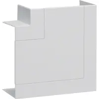 Hager vlakke hoek, afdekkap. BR651305H9016, geschikt voor BR/A/S, OT80mm, verkeerswit