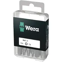 Wera 05072412001 867/1 Z DIY SiS TX-bit Aandrijving: 1/4 (6,3 mm) Uitvoering: TX TX 40 25 mm