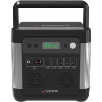 YARD FORCE LX PS1200-EU - draagbare Powerstation - 974Wh - LiFePO4 Batterij-Backup met 2400W Piekvermogen AC Uitgangen - Zonnestroom-Generator voor Camping/Woonwagen/Huisgebruik/Noodstroomvoorziening