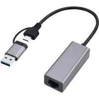 Cablexpert USB 2.5G Gigabit netwerk adapter, space grey