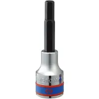 King Tony 1/2" inbusdop 5 doppen 80 mm chroom-vanadiumstaal