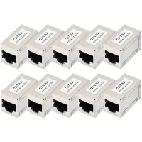 Digitus DN-93905-10 CAT 6A modulaire koppeling, afgeschermd - 10 st. DN-93905-10 RJ45, behuizing (koppeling) Aantal polen (sensoren) 8 Zilver 10 stuk(s)