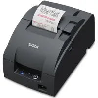 Epson Matrixprinter - - TM-U220IIB - USB - Zwart - Direct thermisch