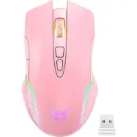 Onikuma CW905 Rosa, draadloze gamingmuis, 2,4 GHz