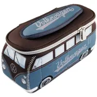 Vw-collect VW Collection - Volkswagen neopreen universele make-up-, cosmetica-, reisapotheek-tas in T1 Bulli Bus-design - Blauw