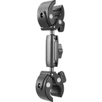Telesin Dual Crab Claw Clamp Mount Aluminium