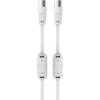 Sinox PRO IEC (m) - IEC (v) coaxkabel | wit | 3 meter